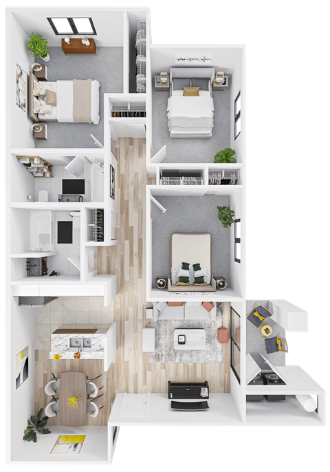 C1 Floor Plan Image at in Henderson